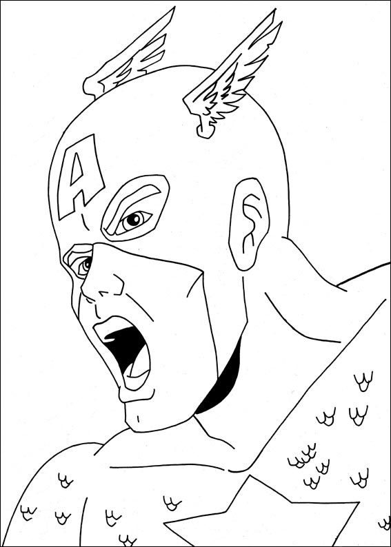 Dibujos Faciles Para Dibujar Capitán América 6