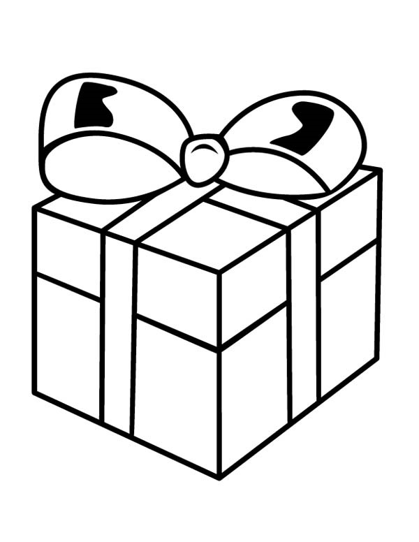 dibujos para colorear de cajas de regalo