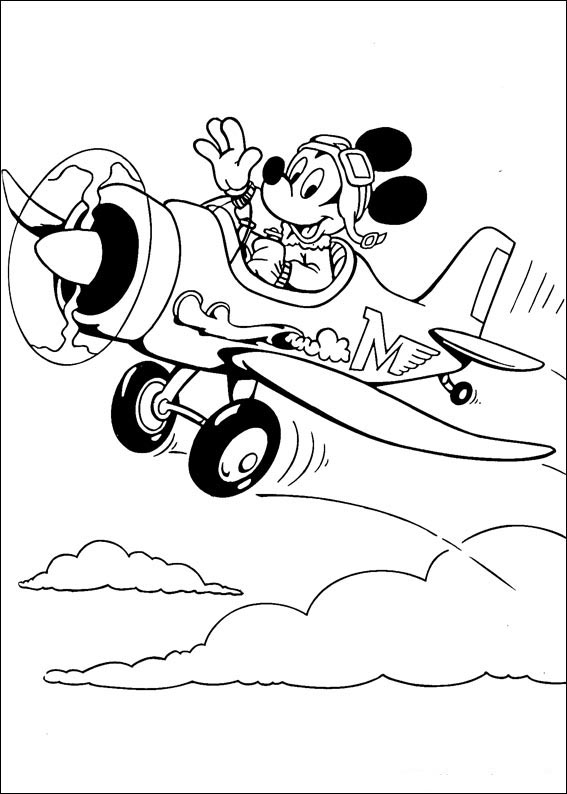Dibujos Para Pintar Para Ninos Mickey Mouse 2